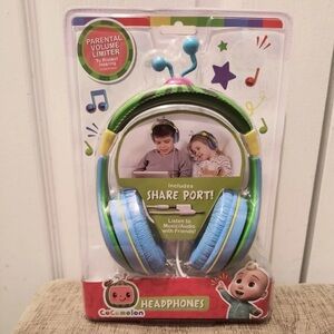 Ekids Cocomelon Wired Headphones for Home, School or Travel Includes Share Port